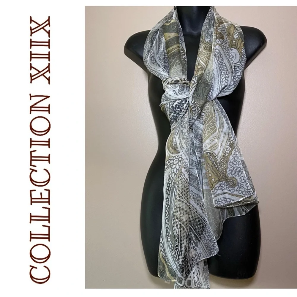 Collection XIIX Paisley Scarf Ladies OS